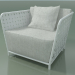 3d model Sillón street InOut (801, aluminio lacado blanco) - vista previa