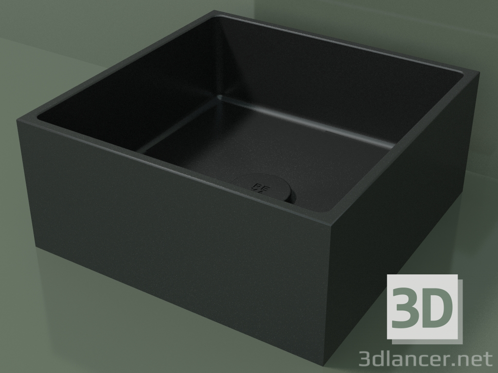 Modelo 3d Lavatório de bancada (01UN11101, Deep Nocturne C38, L 36, P 36, H 16 cm) - preview