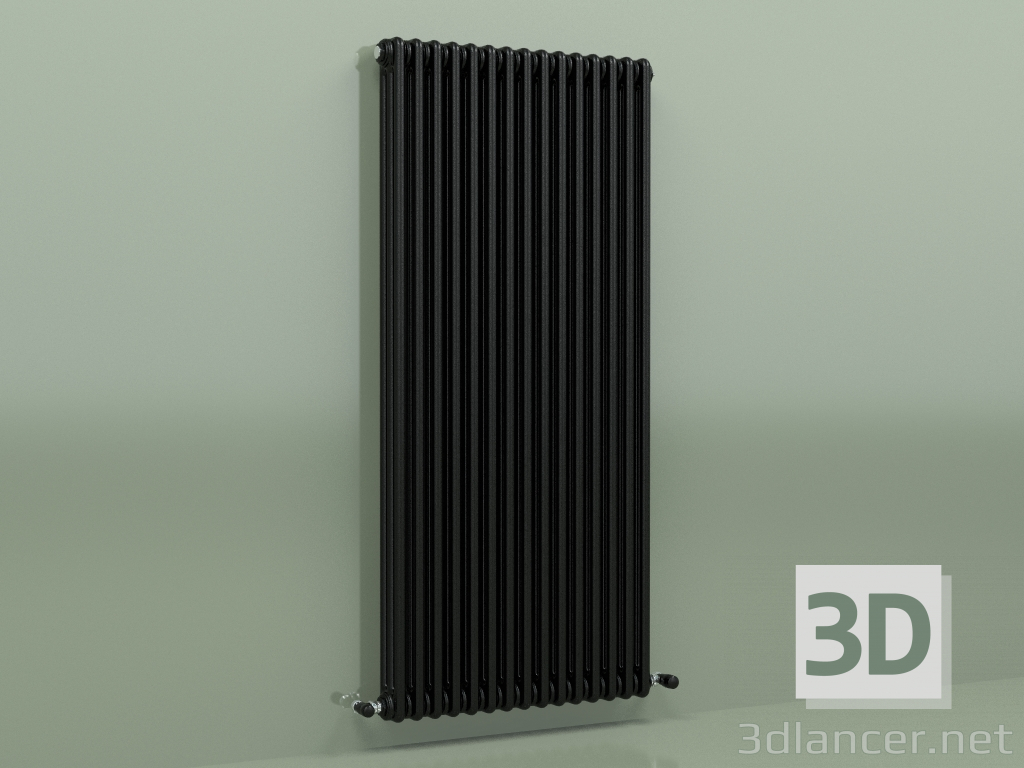 Modelo 3d Radiador TESI 3 (H 1500 15EL, Preto - RAL 9005) - preview