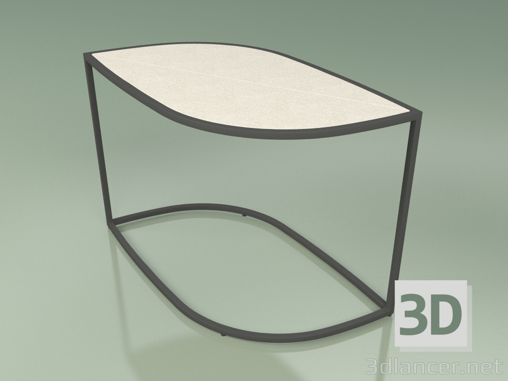 modèle 3D Table d'appoint 001 (Gres Ivoire, Métal Fumé) - preview