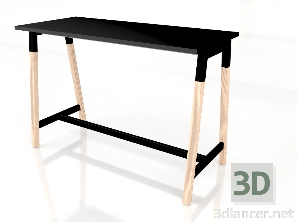 modello 3D Tavolo alto Ogi High PSD76 (1615x700) - anteprima