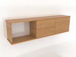 Estantería colgante ESTANTE 7 (con 1 sección abierta a la izquierda) 1400 mm (roble natural)