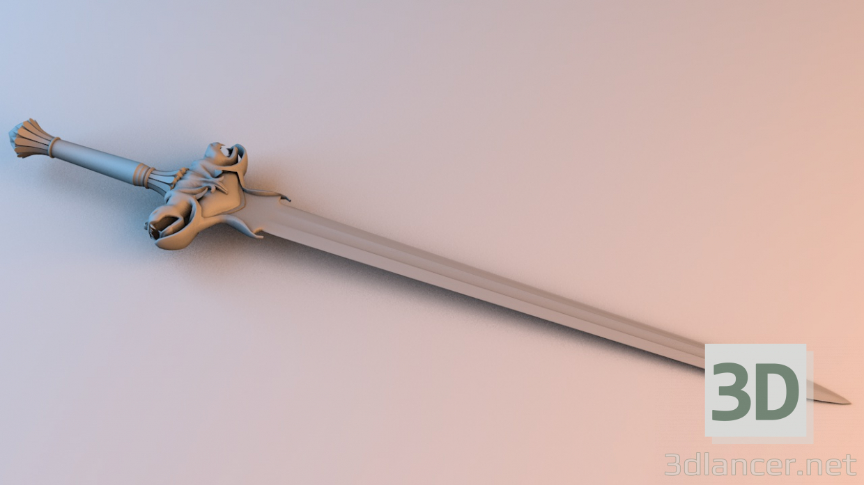 modello 3D Sword of Carol (Decorativo) - anteprima