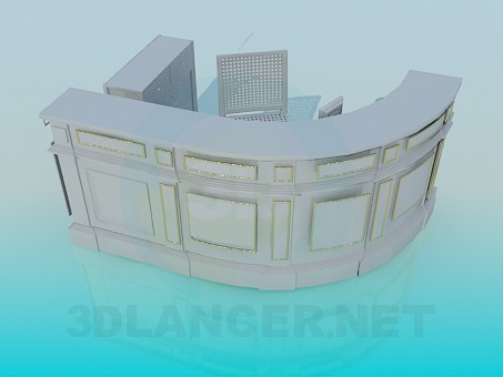 3d model Recepción - vista previa