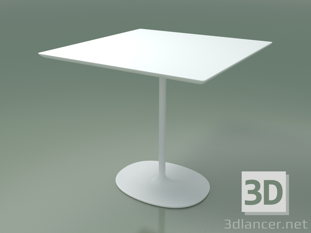 3d model Square table 0696 (H 74 - 79x79 cm, F01, V12) - preview