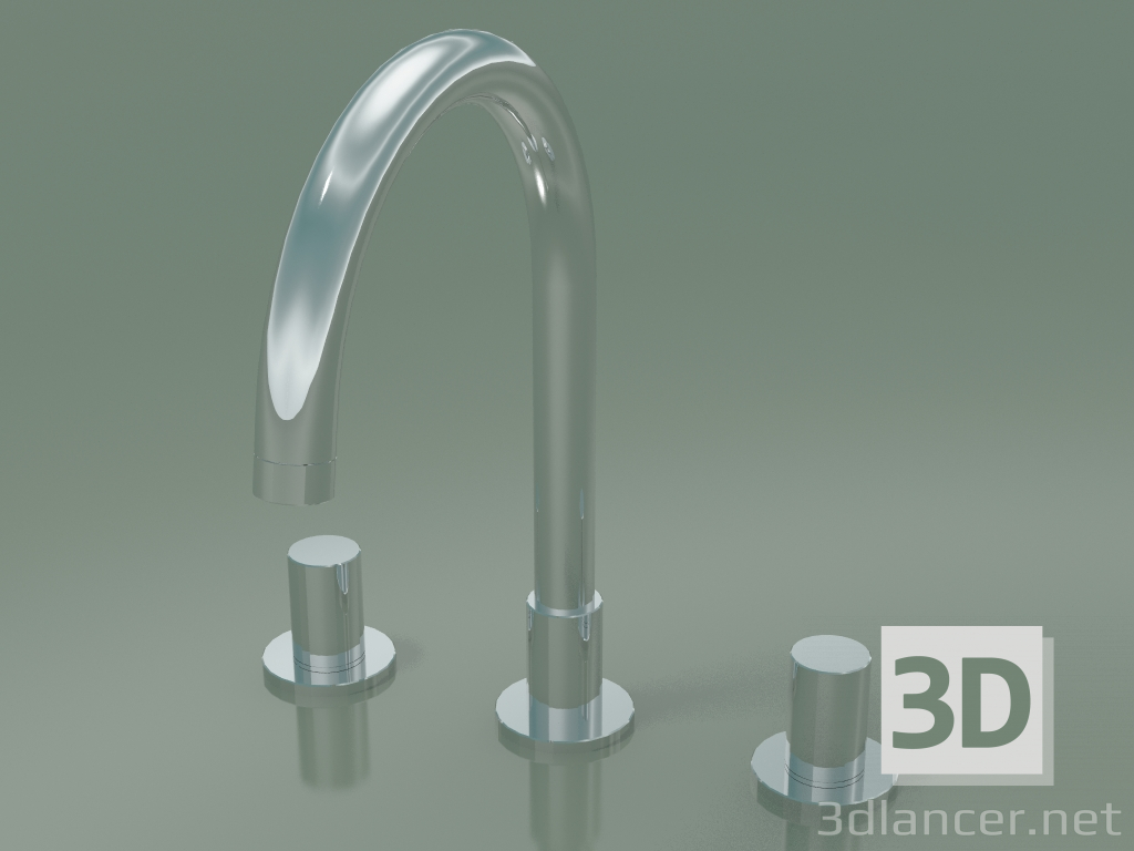 3d model Grifo para lavabo (38053000) - vista previa