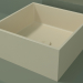 modello 3D Lavabo da appoggio (01UN11101, Bone C39, L 36, P 36, H 16 cm) - anteprima