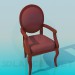 3d model Chair with armrests - preview