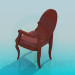 3d model Chair with armrests - preview