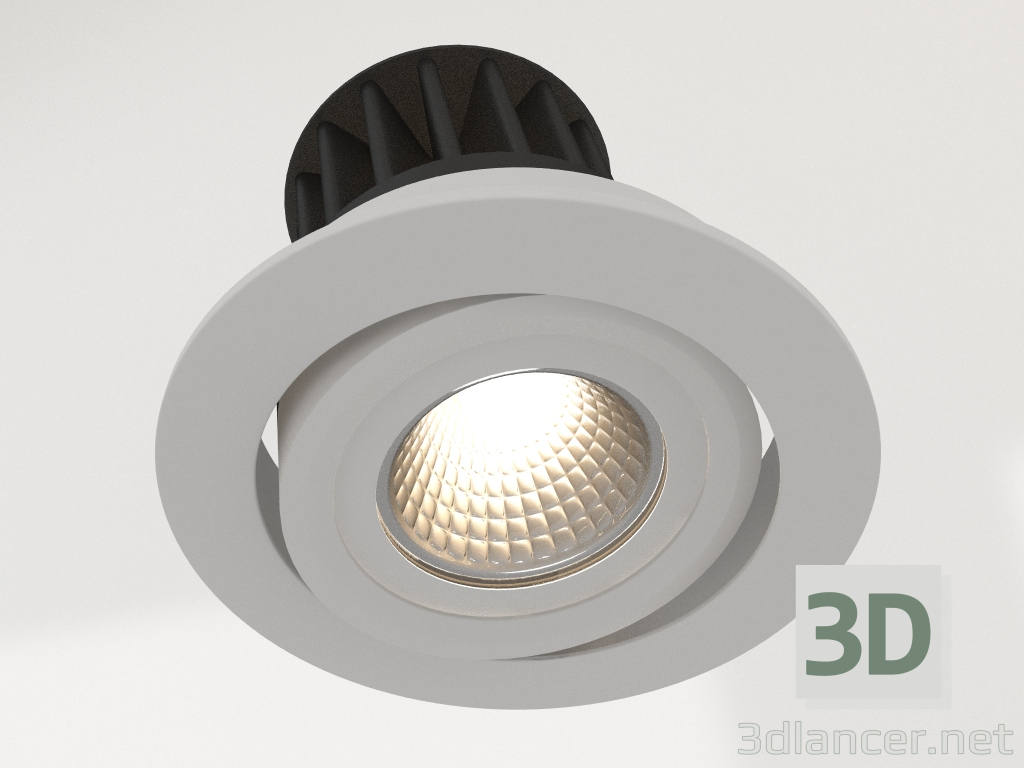 3D Modell LED-Lampe LTD-95WH 9W - Vorschau