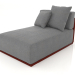 3d model Sofa module section 5 (Wine red) - preview