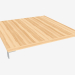 3d model The table is square low (150-84) - preview