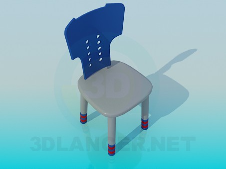 3d model Silla - vista previa