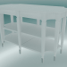 modèle 3D Table basse Dresde (Blanc) - preview