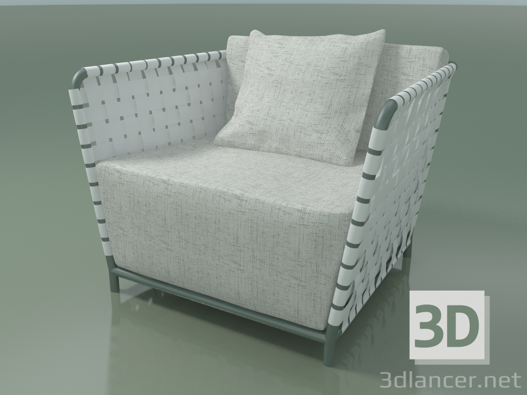 3d model Armchair street InOut (801, ALLU-SA) - preview