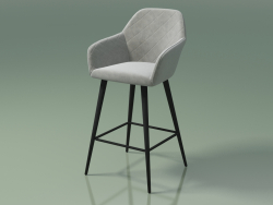 Chaise demi-bar Antiba (112388, gris foncé)