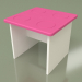 3d model Children's stool (Pink) - preview