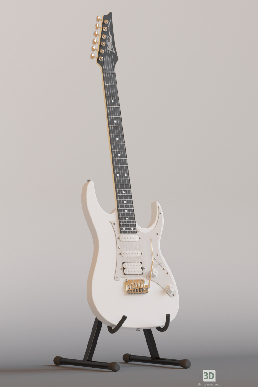 modello 3D di Chitarra elettrica IBANEZ GRG140 comprare - rendering