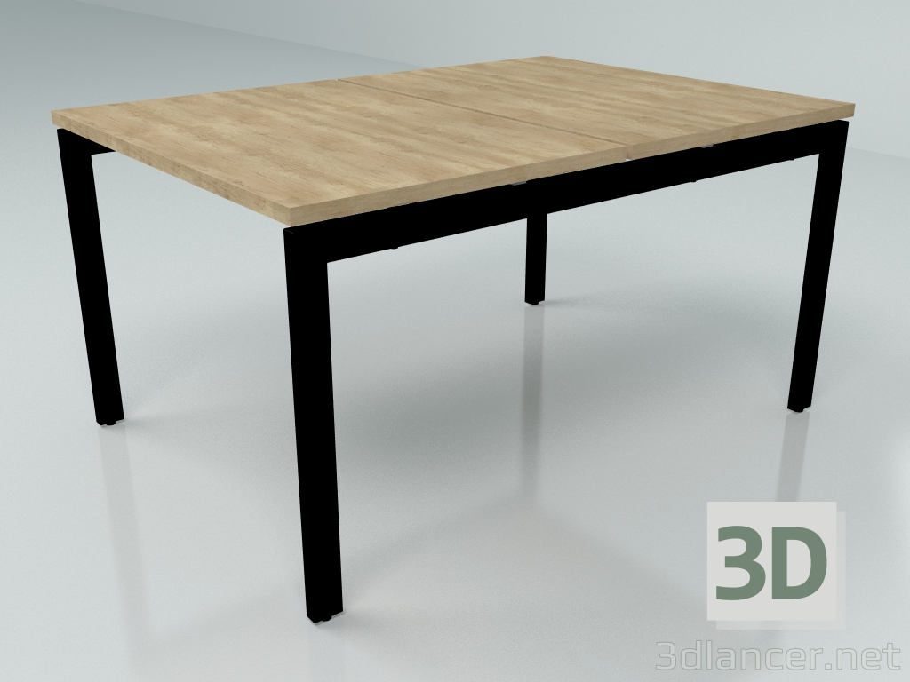 3d model Mesa de trabajo Ogi U Bench Slide BOU48 (1000x1410) - vista previa