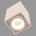 modello 3D LED lampada controsoffitto (DL18610_01WW-SQ Champagne) - anteprima