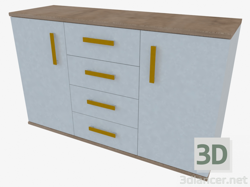 3d model Cómoda (TIPO 41) - vista previa