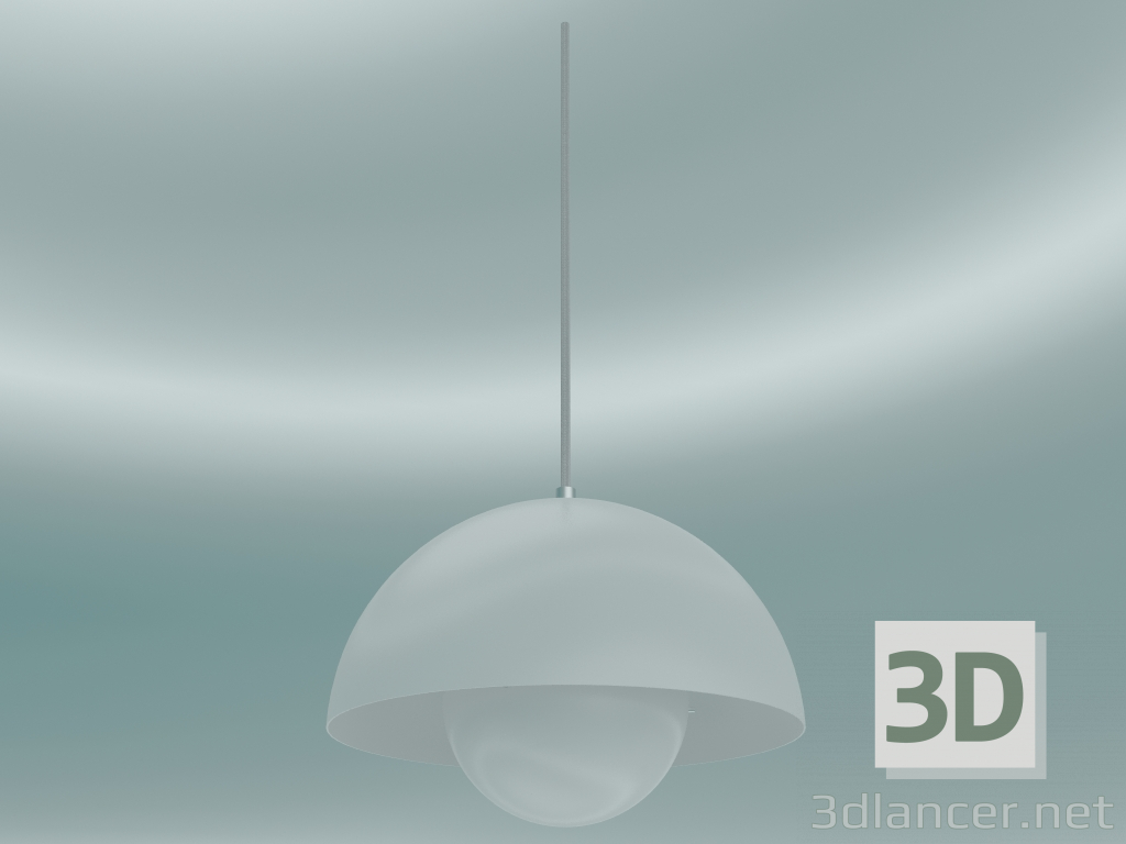 3d model Pendant lamp Flowerpot (VP1, Ø23cm, H 16cm, White) - preview