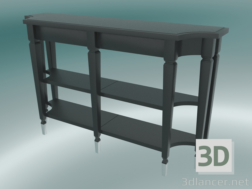 Modelo 3d Console Dresden (Marrom Preto) - preview