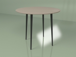 Table de cuisine Spoutnik 90 cm (café)