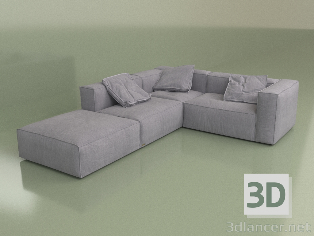 3d model Sofá Belfast (Conjunto 03) - vista previa