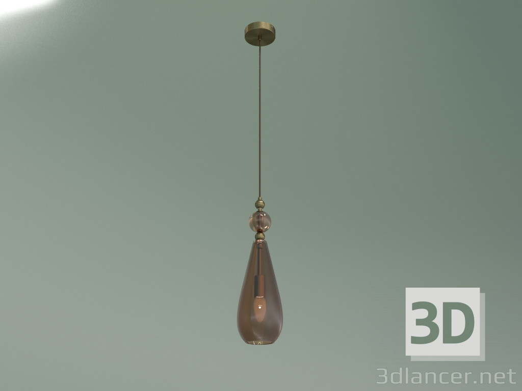 3D Modell Pendelleuchte Ilario 50202-1 (bernstein) - Vorschau