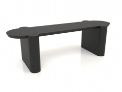 Bench BK 03 (1200x400x350, wood black)