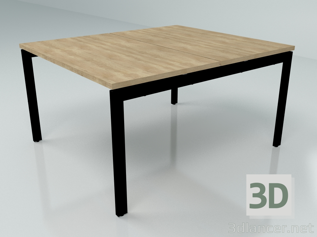 3D modeli Çalışma masası Ogi U Bench Slide BOU42 (1200x1410) - önizleme