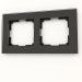 3d model Frame for 2 posts Favorit (black, glass) - preview