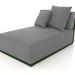 3d model Sofa module section 5 (Bottle green) - preview