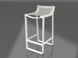 Tabouret semi-bar (Blanc)