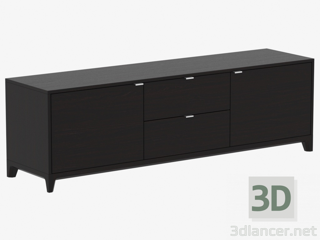 3d model Bordillo bajo el CASO TV No. 2 (IDC015103000) - vista previa