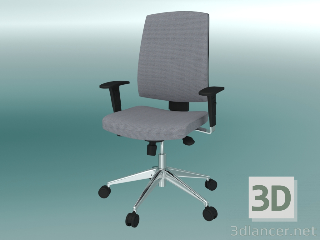 3d model Silla giratoria (21S P45) - vista previa