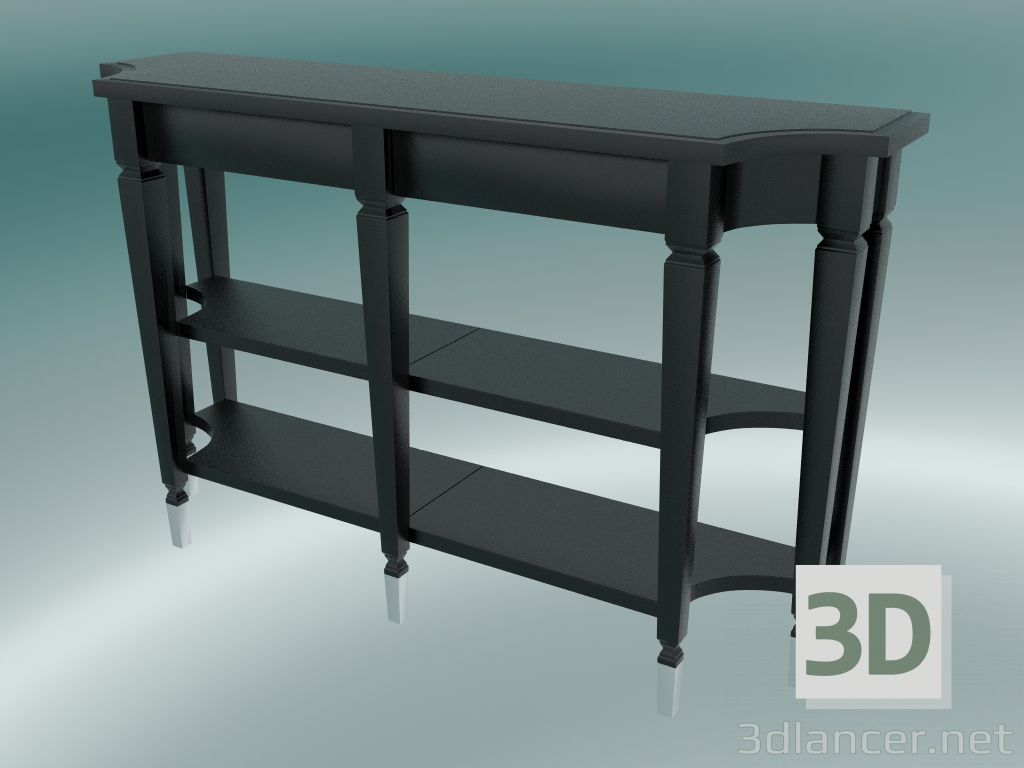 3d model Console Dresden (Black) - preview