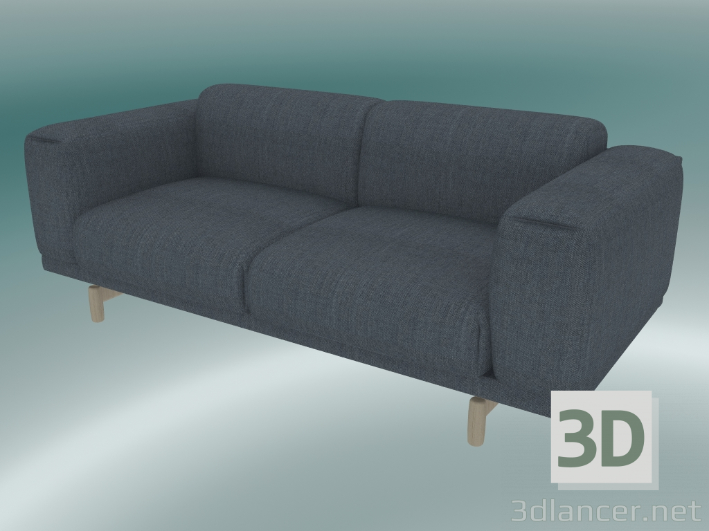 3d model Sofá doble Descanso (Fiord 171) - vista previa