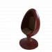 3d model egg chair - preview