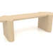 3d model Bench BK 03 (1200x400x350, wood white) - preview