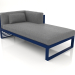 3d model Modular sofa, section 2 right (Night blue) - preview