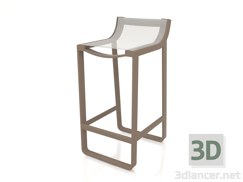 Modelo 3d Banqueta semi-bar (Bronze) - preview