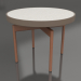 3d model Round coffee table Ø60 (Bronze, DEKTON Sirocco) - preview