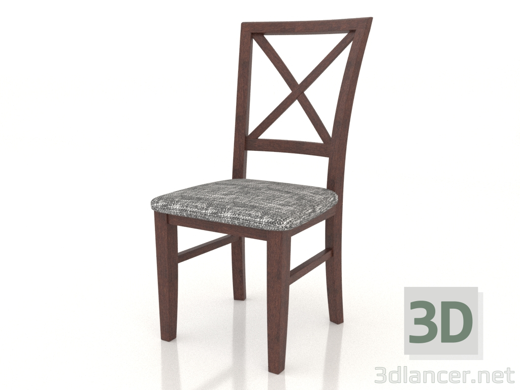 3d model Malta Chair (Old Walnut) - preview