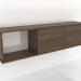3d model SHELF 7 hanging shelf (with 1 open section on the left) 1400 mm (lightened ash walnut) - preview