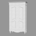 3d model Two-door wardrobe (PPA2) - preview