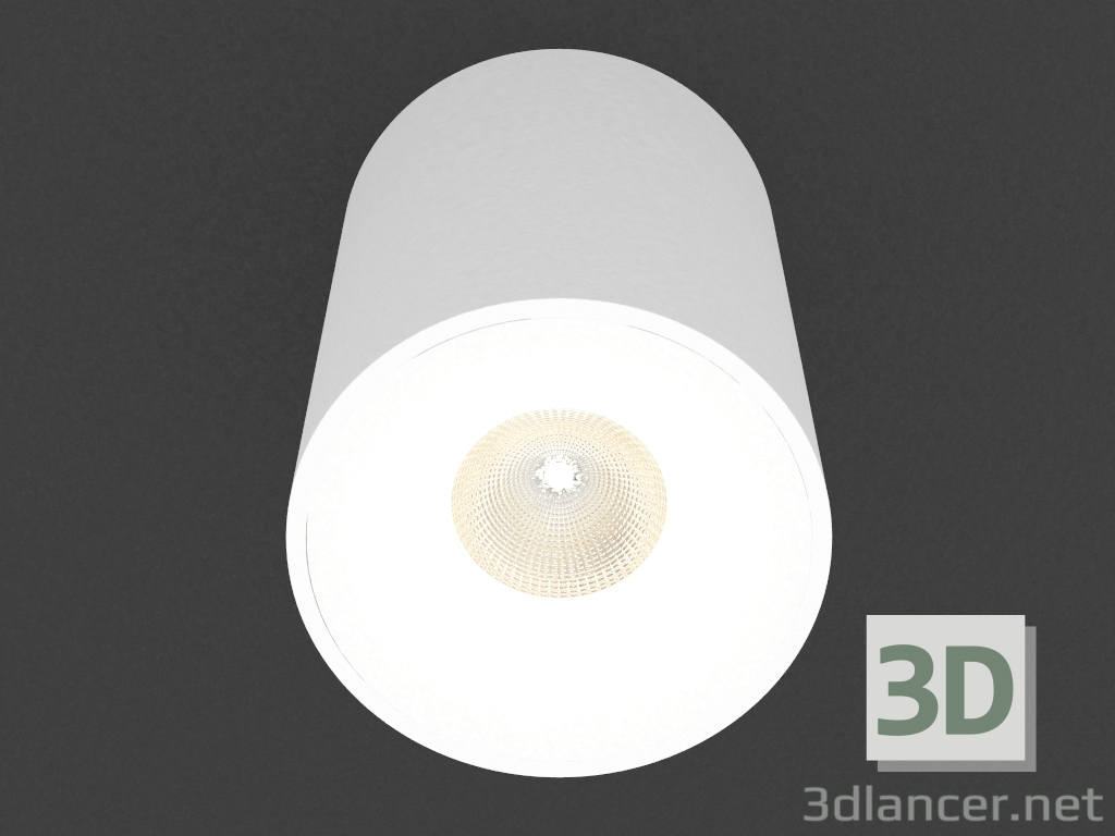 modèle 3D LED lampe de faux plafond (blanc DL18612_01WW-R) - preview