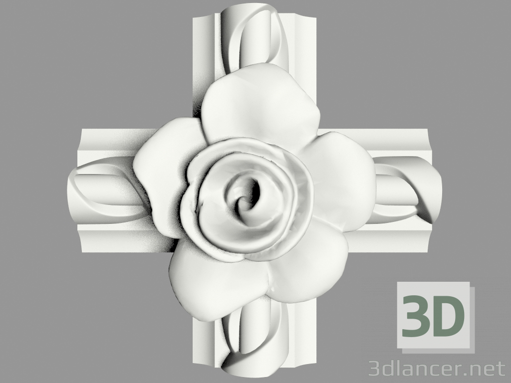 3d model Angulo decorativo (MDU51a) - vista previa