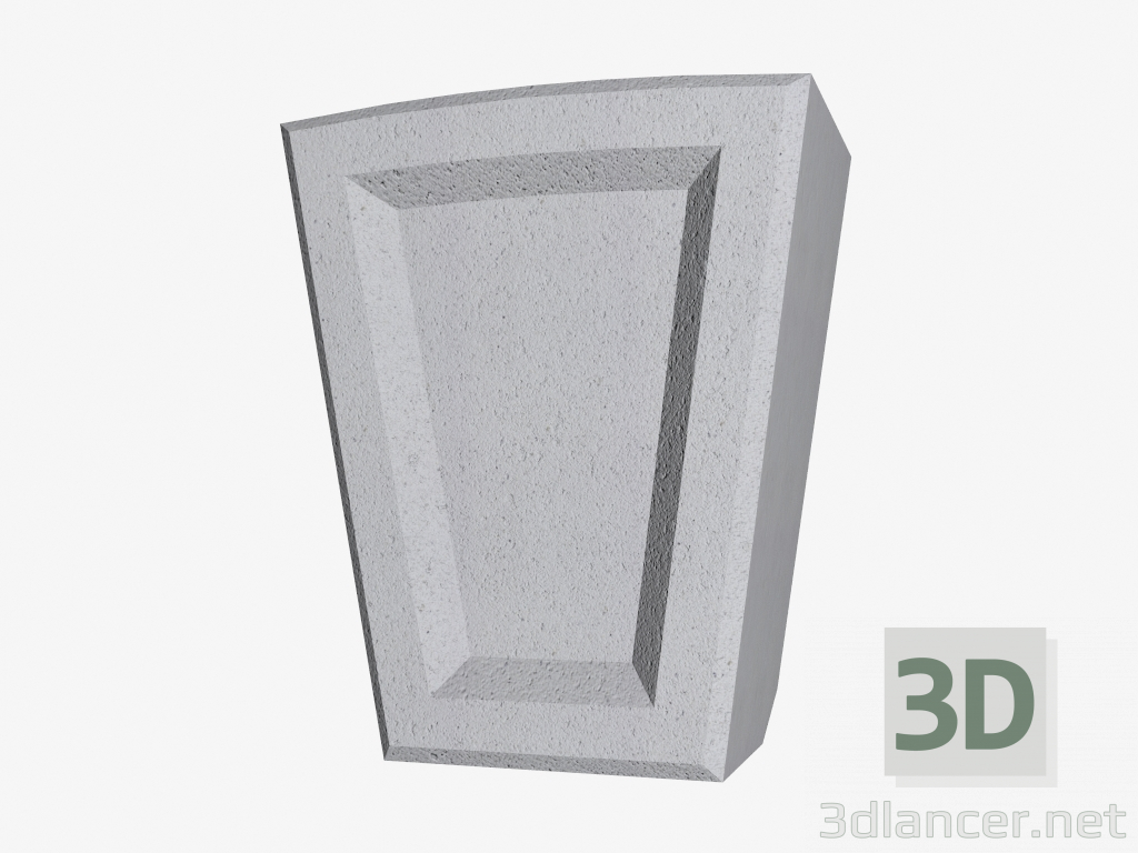 3d model Piedra angular (FZ38DA) - vista previa